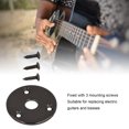 thumbnail image 4 of Guitar Jack Socket Plate, Guitar Round Metal Jack Plate Cover Guitar Jack Socket Plate For Bass With Mounting Screws, 4 of 8