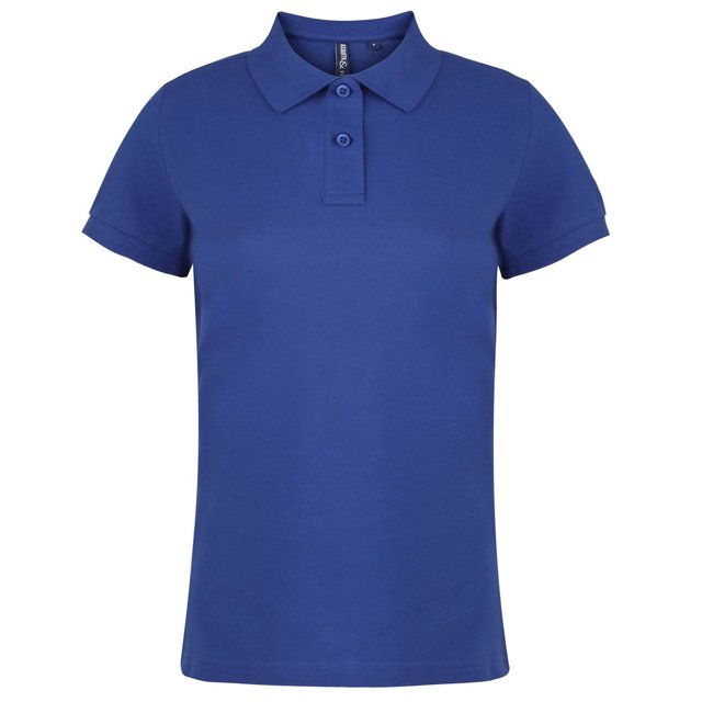 Asquith & Fox Womens Plain Short Sleeve Polo Shirt