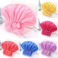 thumbnail image 2 of 6 Couleurs Chapeau de Cheveux en Microfibre Séchage Rapide Turban pour Femmes, 2 of 6