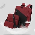 thumbnail image 3 of Cameland Fashion Three-Piece Backpack Backpack Male Business Usb Charging Laptop Bag High-Capacity Students Bag, 3 of 5