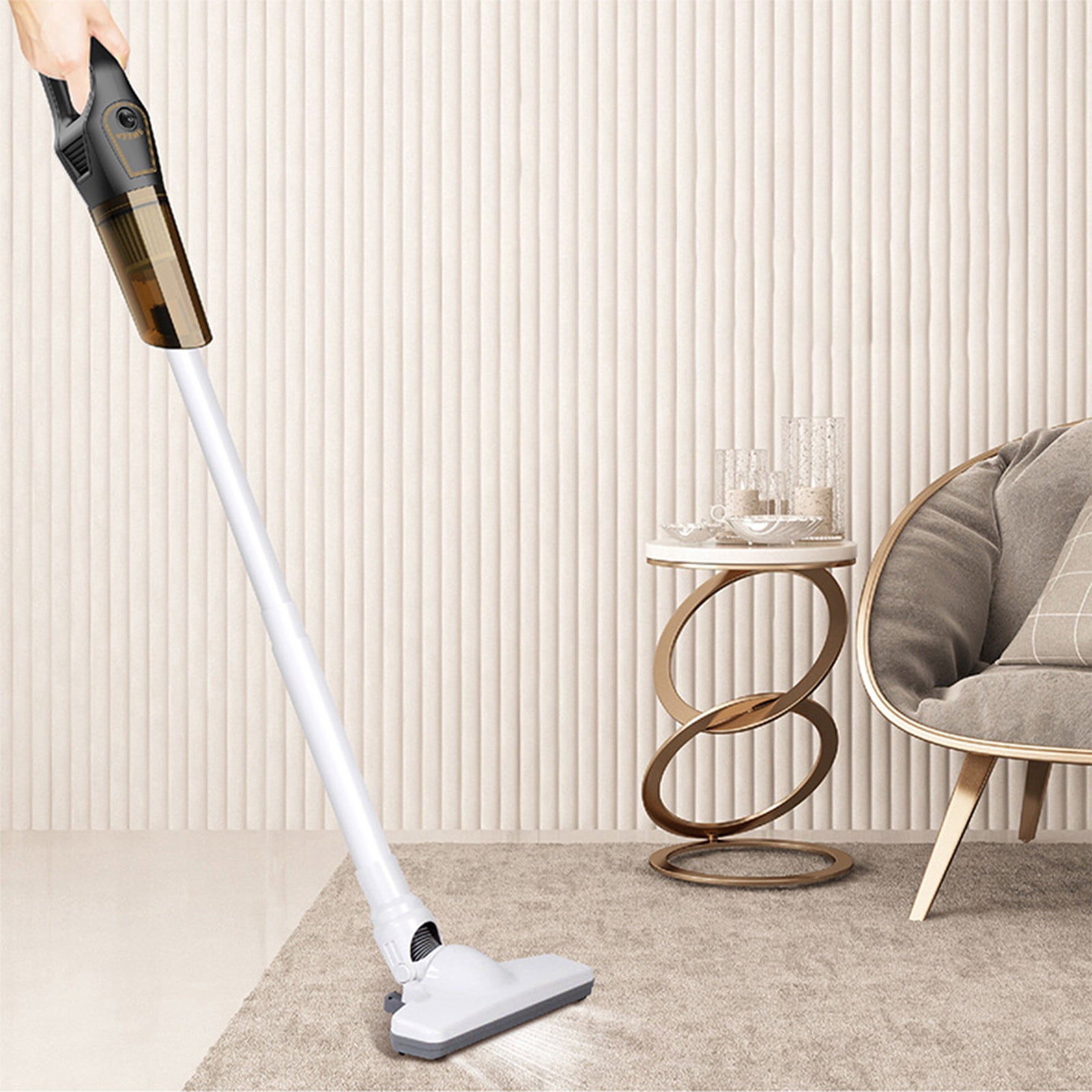 Dvkptbk Vacuum Cleaner Stick Vacuum, Vacuum Cleaner with 30 Mins Long Runtime, Lightweight Quiet Vacuum Cleaner for Carpet and Hardwood Floor Pet Hair, 3-Speed Home Essentials