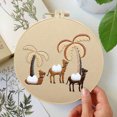 thumbnail image 1 of Wzzjkit Vintage Religious Hand Embroidery Diy Handmades Fabric Material Kit Creatives Needlework Embroidery, 1 of 5