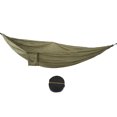 thumbnail image 3 of Camping Hammock, Strong Three Needle Sewing Double Hammock With Tree Strap For Backpacking For Outdoor Hiking Army Green, 3 of 8