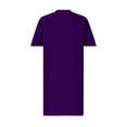 thumbnail image 5 of EQWLJWE Robes d'Été pour Femmes 2023 Robe Grande Taille pour Femmes Col en V Robes d'Été Décontractées avec Poche Genou Manches Courtes avec Poches, 5 of 5