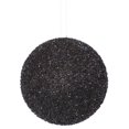 thumbnail image 1 of Vickerman N185717D Boule Perlée Noire de 4,75 Pouces avec Perçage 6 par Sac, 1 of 3