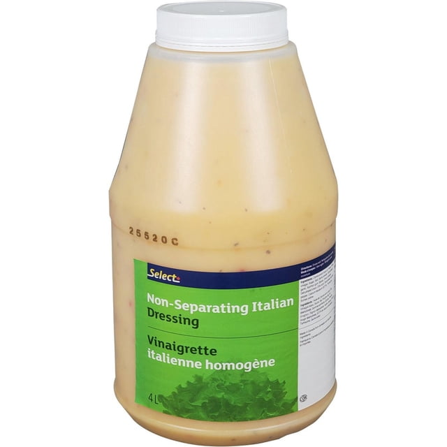 Select Vinaigrette Italienne Non Séparée, 4 Litres Lot de 2