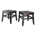 thumbnail image 1 of Winsome Kaya 2-pc Conductor Stool Coffee Finish, 1 of 8
