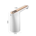 thumbnail image 3 of Portable USB Rechargeable Water Bottle Pump Dispenser | Automatic Electric Pump for 2-6 Gallon Jugs | Fast Flow for Home, Office, Kitchen & Camping Use, 3 of 7