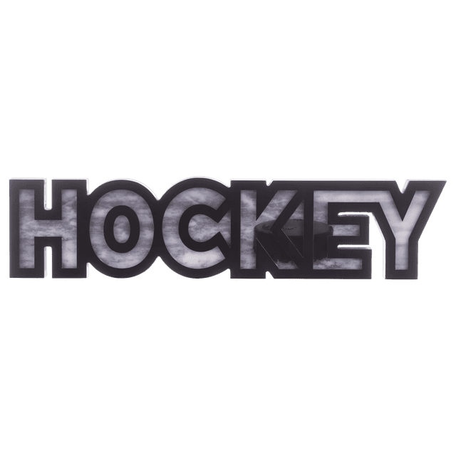 Bouclair Black Decorative Light-Up Hockey Sign