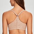 thumbnail image 2 of CHUANK Female Racerback Front Closure Unlined Underwire Bra for Women Black 34B, 2 of 6