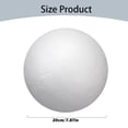 thumbnail image 3 of HUASHENG 8inch DIY Smooth White Christmas Polystyrene Styrofoam For Crafts Ornaments For Crafts Polystyrene 8 Inch Styrofoam, 3 of 5