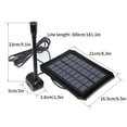 thumbnail image 3 of Swimming Pool Accessories Solar Feeder Suitable for Courtyard Decoration Solar Pond, Water Feature Bird Bath 7 Accessories, 3 of 9