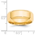 thumbnail image 4 of 14K Yellow Gold 8mm Bevel Edge Comfort Fit Band Size 13.5, 4 of 4