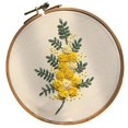 thumbnail image 1 of veasfak Cross Stitch Stamped Embroidery with Embroidery Hoop - Flower CD005, 1 of 9