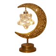 thumbnail image 1 of Muslim Moon Lamp Ramadan Lanterns For Table Mini Iron Mid Cordless Romantic Decoration, 1 of 4