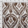 thumbnail image 2 of oneOone Viscose Jersey Fabric Ogee Ikat Printed Craft Fabric BTY 60 Inch Wide, 2 of 5