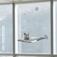 thumbnail image 4 of Cat Window Perch Hammock Hanging Bed Suction Cup Comfortable Detachable Khaki, 4 of 8