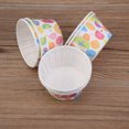 thumbnail image 3 of 100 Pcs Caissettes à Cupcakes en Papier Sécuritaires pour Muffins, 3 of 8