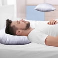 thumbnail image 4 of HOARBOEG Brushed Fabric Pillow Core Lumbar Cushion Cushion Core, 4 of 9