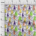 thumbnail image 2 of oneOone Rayon Yellow Fabric Beach Boat Fabric For Sewing Printed Craft Fabric By The Yard 56 Inch Wide, 2 of 4