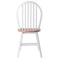 thumbnail image 2 of Windsor 2pc Chair Set, Natural and White, 2 of 9