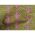 thumbnail image 4 of oneOone Cotton Poplin Fabric Floral & Paisley Block Print Sewing Fabric BTY 56 Inch Wide, 4 of 4