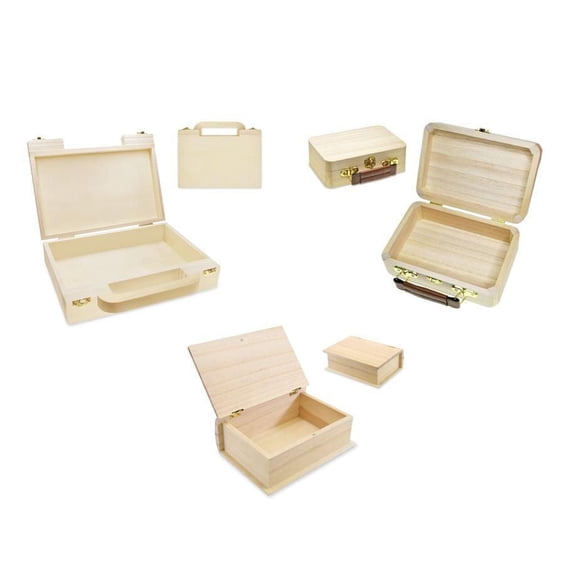 Mallette de rangement en bois