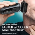 thumbnail image 3 of Braun Electric Shaver for Men, Series 7 7171cc, Wet & Dry Shave, Turbo & Gentle Shaving Modes, Waterproof Foil Shaver, Engineered in Germany, Clean & Charge SmartCare Center included, with Precision T, 3 of 19