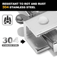 thumbnail image 5 of Upgraded Portable Door Lock, Heavy Duty Metal Door Locker for Extra Home Security, Adjustable Travel Door Security, 5 of 5