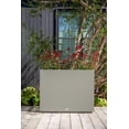 thumbnail image 4 of Veradek Block Series Jardinière en Plastique Moyenne à Portée - Gris, 4 of 11