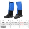 thumbnail image 2 of Unique Bargains Leg Gaiters, Waterproof Shoe Covers Adjustable Snow Boot Gaiter, Blue, L, 2 of 6