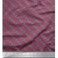 thumbnail image 1 of Soimoi Silk Fabric Triangle Shirting Print Sewing Fabric Yard 42 Inch Wide, 1 of 3