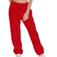 thumbnail image 2 of Timegard Womens Sweatpants Jogger Pants Elastic Waist Solid Color Trousers with Pockets Workout Pants, 2 of 6