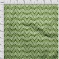 thumbnail image 4 of oneOone Polyester Spandex Forest Green Fabric Chevron Sewing Material Print Fabric By The Yard 56 Inch Wide, 4 of 4