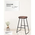 thumbnail image 5 of Jessar - Tabourets de Comptoir Graham Collection, Ensemble de 4, Brun, 5 of 5