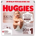 thumbnail image 1 of Huggies Skin Essentials Baby Diapers, Size 1 (8-14 lbs), 204 Count, 1 of 8