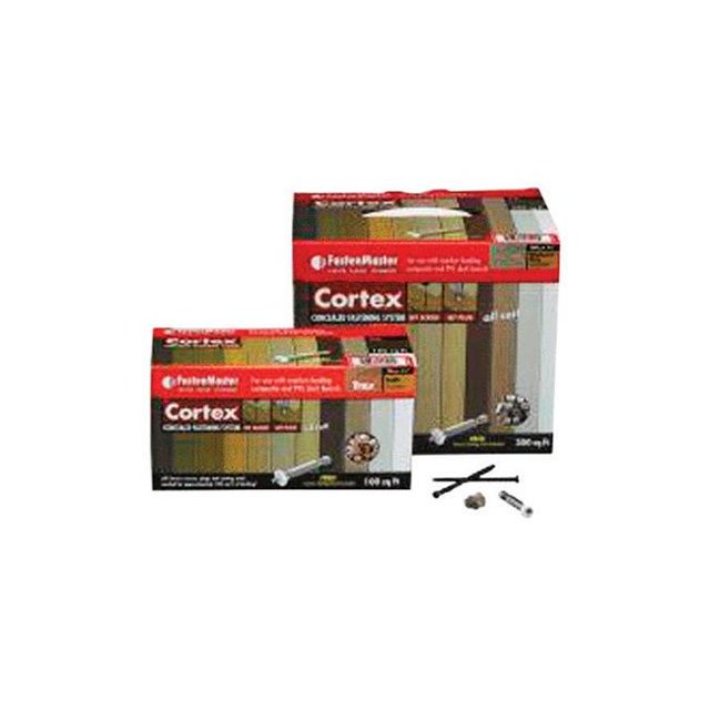 Fastenmaster 5916481 Cortex 2.75 Po. Torx TTAP Star Head Gris Galet Acier Inoxydable Attache Cachée - 224 par Boîte