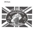 thumbnail image 2 of Queen Elizabeth II hand waving flag 14cm x 21cm Mini Hand Held Flags (12 pack), 2 of 5