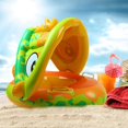 thumbnail image 3 of Baby Inflatable Swimming Ring Kid Floating Circle for Pool Bathtub (Green), 3 of 7