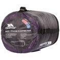 thumbnail image 4 of Trespass Water Repellent Sleeping Bag Doze - 3 Season, 230cm x 85cm x 55cm, 2 Way Zipper, Shoulder Baffle, Comfort: 1°C, Upper Limit: 6°C, Lower Limit: -10°C, 4 of 6