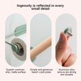 thumbnail image 4 of Paper Roll Rack Wood Toilet Tissue Hanger Kitchen Bathroom Towel Storage Holder Shelf  Black, 4 of 10