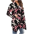 thumbnail image 5 of Pisexur Womens Jacket Open Front Cardigans Trench Coats Fall Jackets Women's Fashion Printed Long Sleeved Cardigan Jacket, 5 of 5