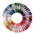 thumbnail image 1 of 50 Pcs Fil 50 Couleurs Fil à Broder Point de Croix 8 m Coton Ligne Accessoires de Broderie, 1 of 5