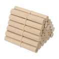 thumbnail image 1 of Unique Bargains 5/8 x 4 Inch Dowel Rods Wood Sticks Unfinished Wooden Dowel Rods Round Dowels Sticks 25 Pcs, 1 of 6
