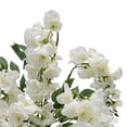 thumbnail image 3 of Mainstays 20 inch Artificial Flower, Wisteria Bouquet, White Color. Indoor Use., 3 of 5