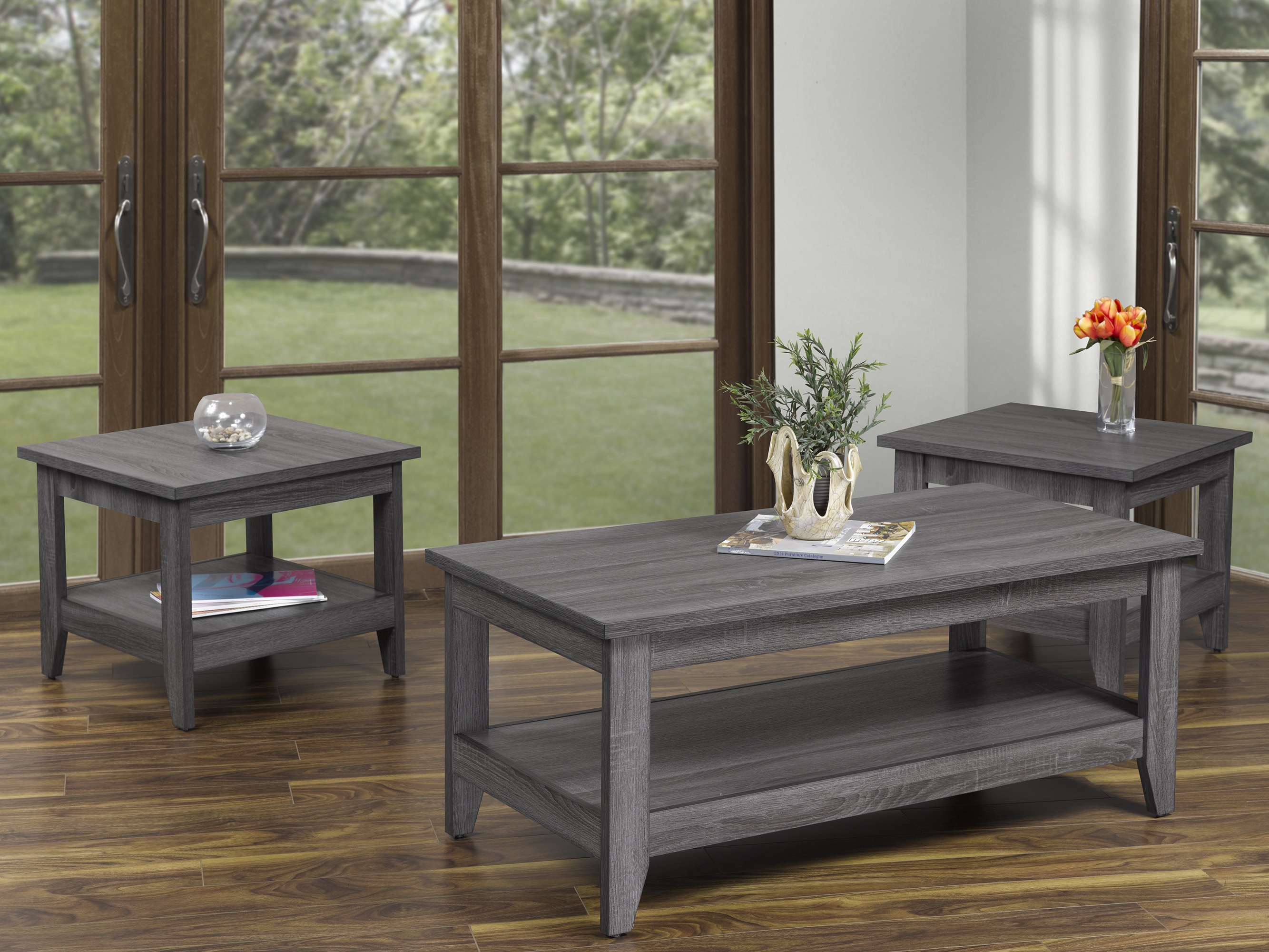 K-Living Agatha MDF Coffee Table for Living Room in Tallisa Oak Finish