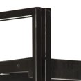 thumbnail image 2 of vidaXL 5-Tier Bookcase Black 60x30x180 cm Solid Mango Wood, 2 of 5