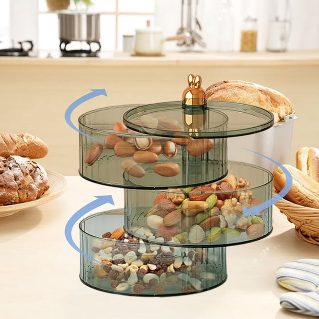 Meitianfacai Snack Box Container Divided Serving Tray With Lid And Handle Snackle Box Container Snack Organizer For Adults Fruit Tray Produce Tray For Party Ente