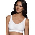 thumbnail image 1 of Bali Womens Comfort Revolution Smart Sizes Shaping Wirefree Bra, M, White Dot, 1 of 1