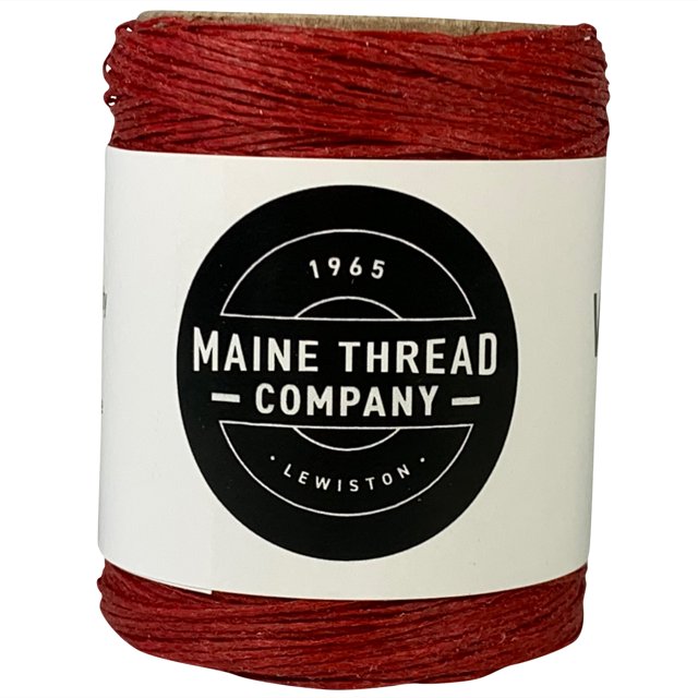 Maine Thread Cordon en Poly Ciré 0,020 Pouces 1 Épaisseur - Écarlate